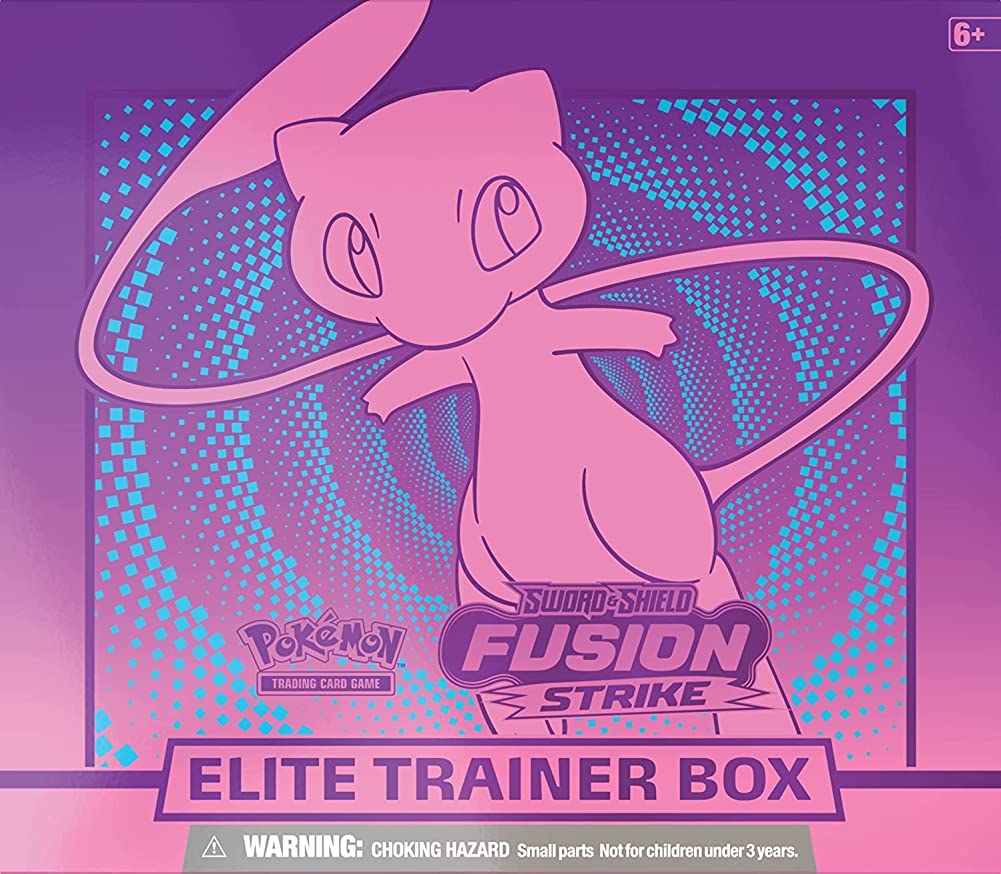 Pokemon TCG: Sword & Shield Fusion Strike Elite Trainer Box: 8 Booster Packs +More!