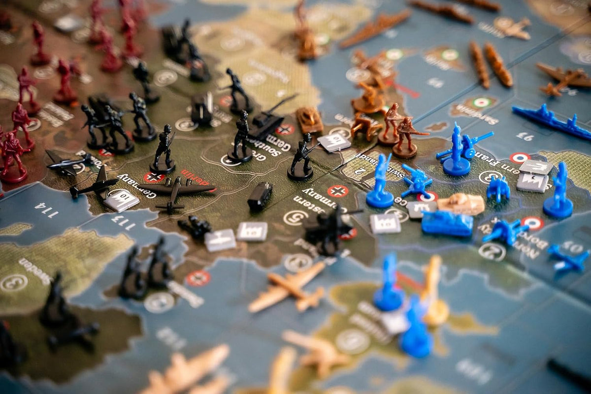 Renegade Game Studios Axis & Allies: 1940 Europe Second Edition Strategy Board Game – 2–5 Players, Ages 12+, World War II Miniatures Game
