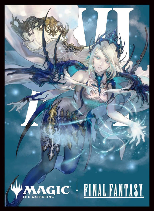 Ensky Magic: The Gathering - Final Fantasy Players 80ct Card Sleeves Character Borderless Edition - Shiva, the Ice Summoner (MFS-18)