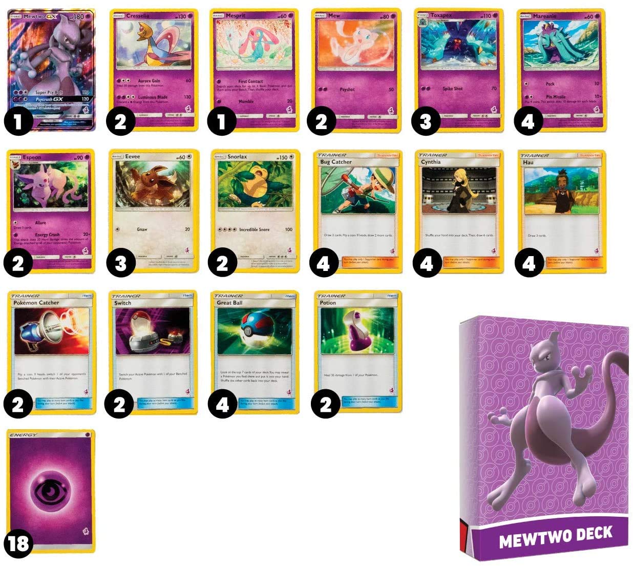 Pokemon Battle Academy Deck - Mewtwo