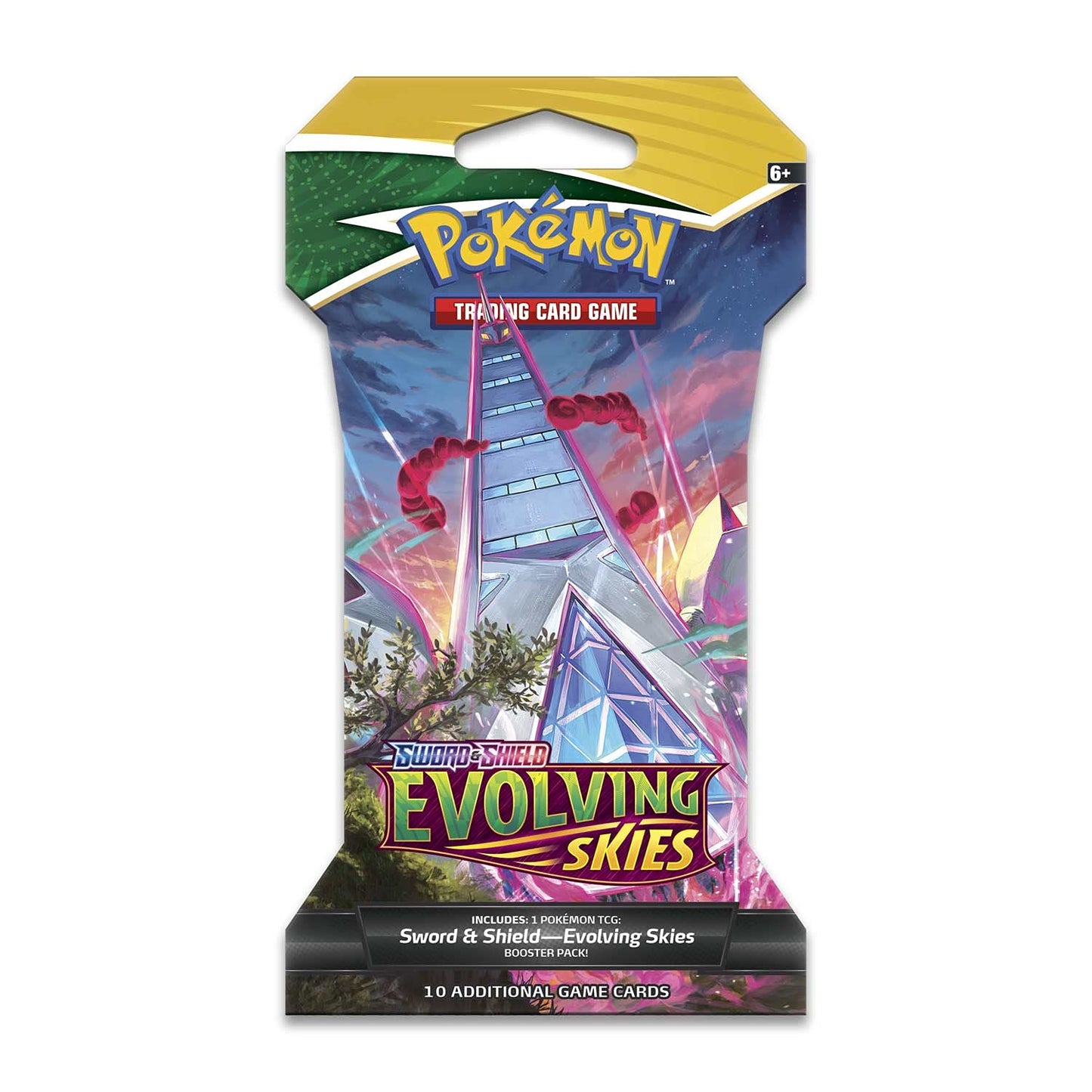 4 Packs Pokemon TCG 10 Card Booster Pack Sword Shield 07 Evolving Skies