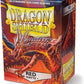 Dragon Shield 100ct Standard Card Sleeves Display Case (10 Packs) - Matte Red