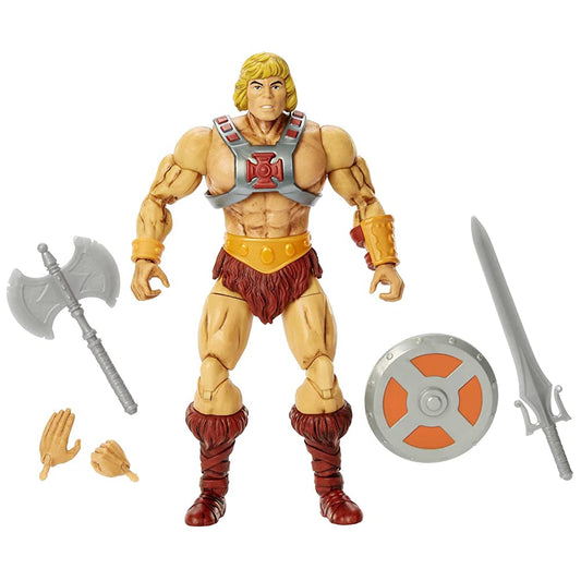Masters of The Universe Masterverse He-Man Action Figure, 40th Anniversary Figure with Accessories, Masters of the Universe Character Toy Collectible