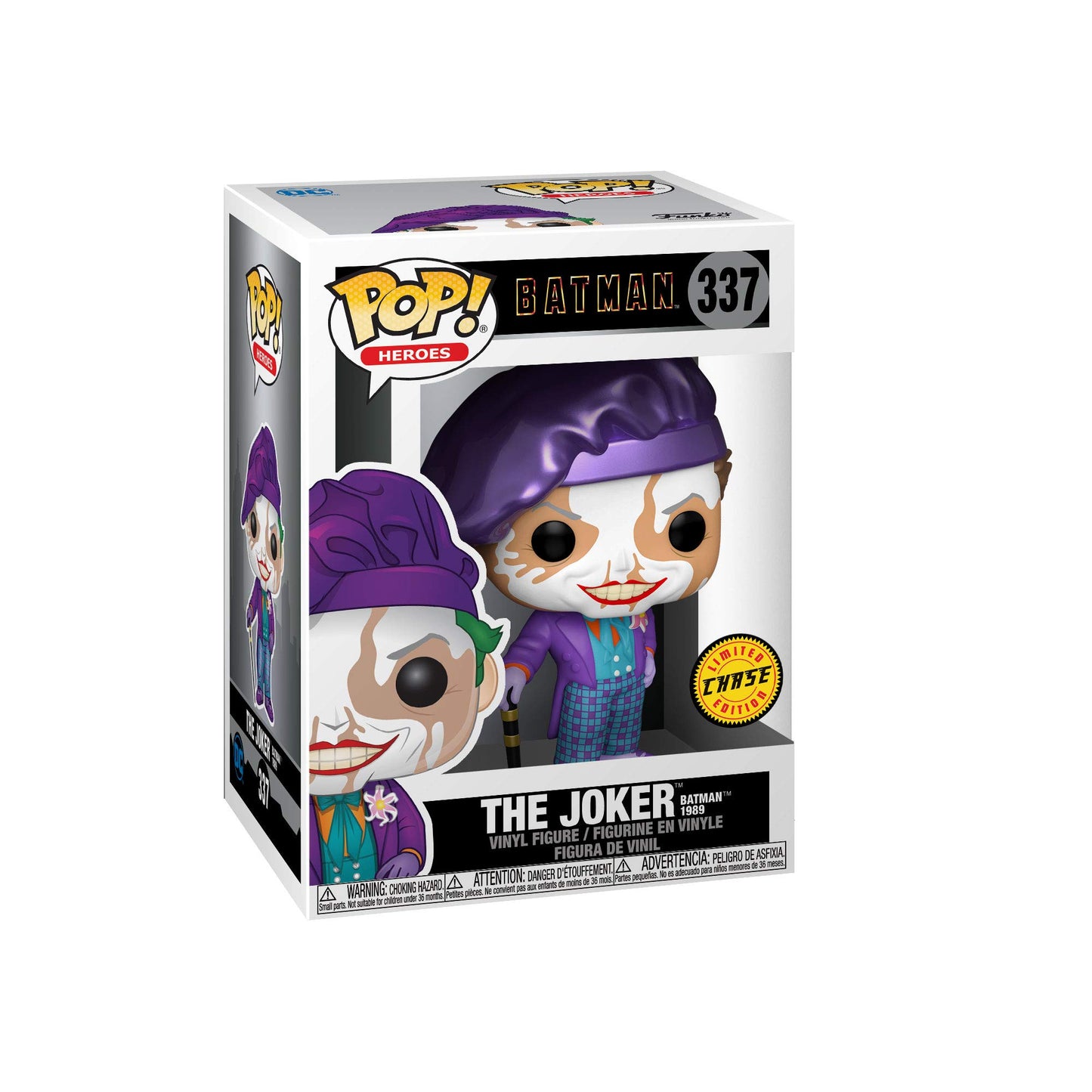 Funko Pop! Heroes:Batman 1989-Joker with Hat (Styles May Vary),Multicolor