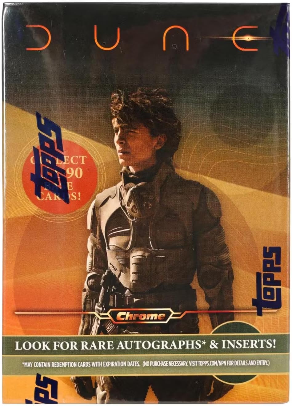 Topps 2024 Dune Chrome 7-Pack Blaster Box - Trading Card Box (1 Sand Worm Ray Wave Parallel Per Box)