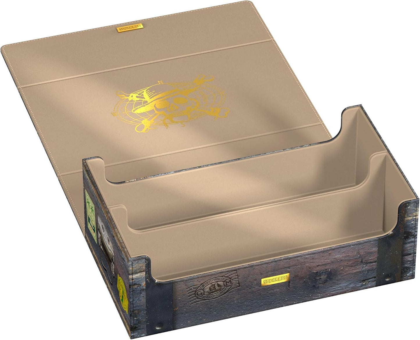 Ultimate Guard - Squaroes - Arkhive 800+ - One Piece - Collectors Case - Wooden Chest