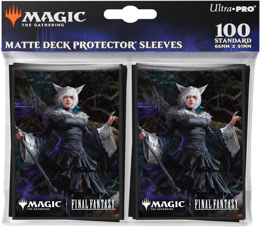 Ultra PRO - Final Fantasy x Universes Beyond Y’shtola, Night’s Blessed (Commander) 100ct Deck Protector Sleeves for Magic: The Gathering | Trading Card Accessories, Collectible Card Game Gear