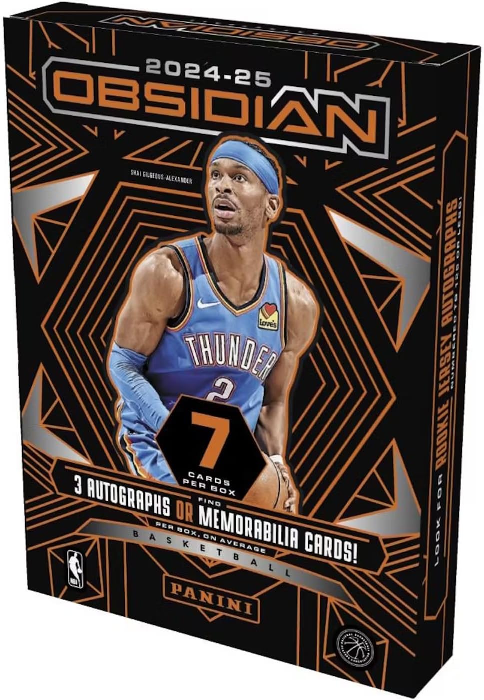2024-25 Panini Obsidian Basketball Hobby Trading Card Box (2 Autograph Cards Per Box)