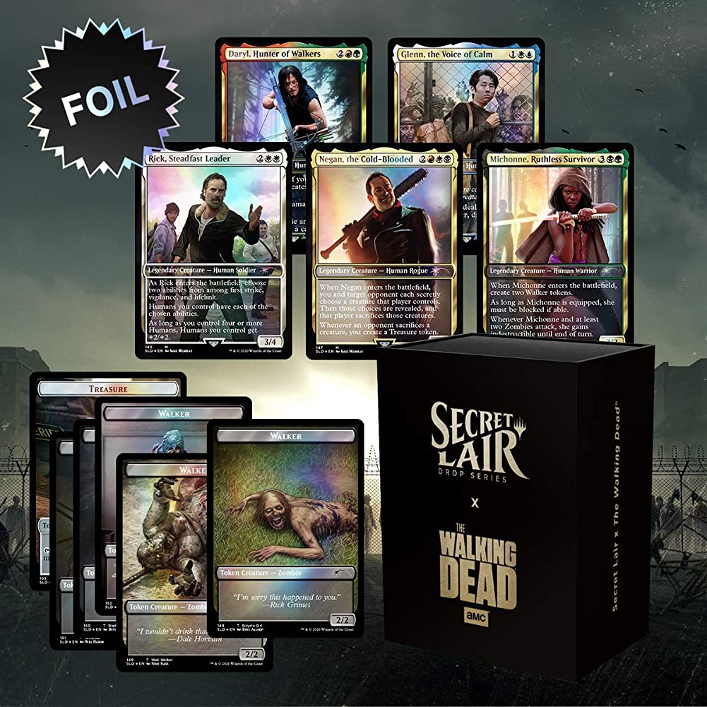 Magic the Gathering Secret Lair The Walking Dead Magic The Gathering Set