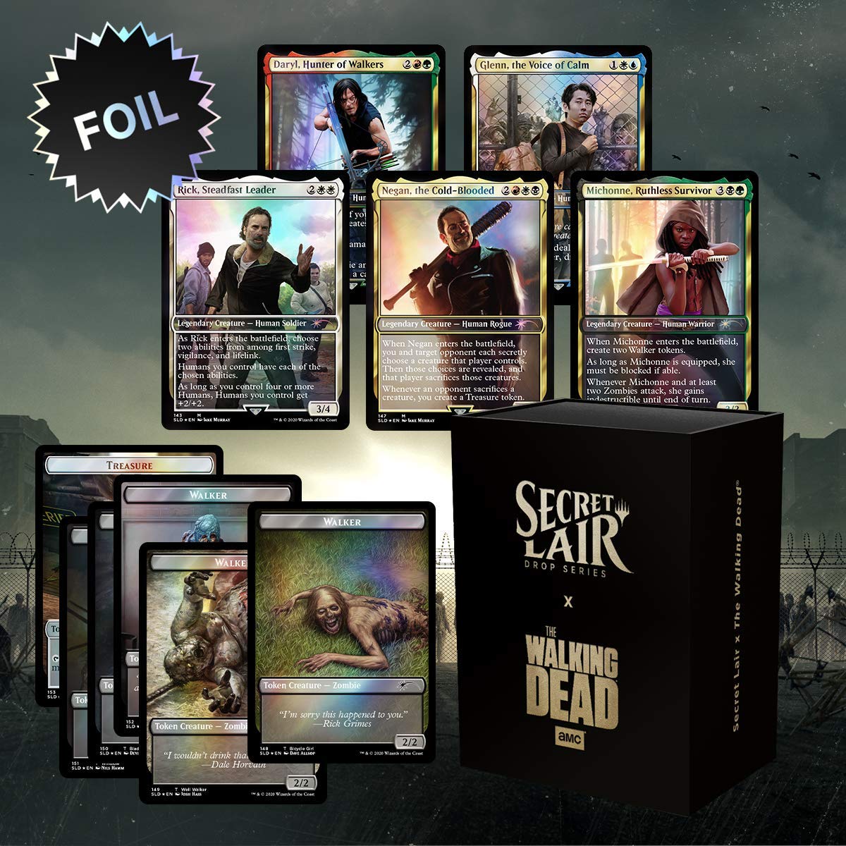 Magic the Gathering Secret Lair The Walking Dead Magic The Gathering Set