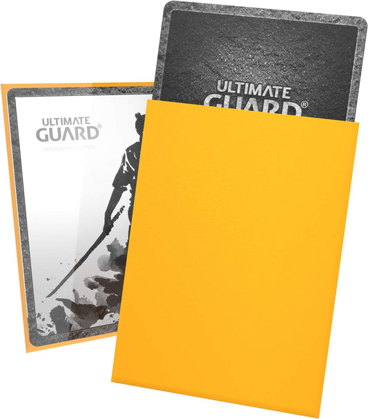 Ultimate Guard Katana Card Sleeves - Standard Size 100ct - yellow