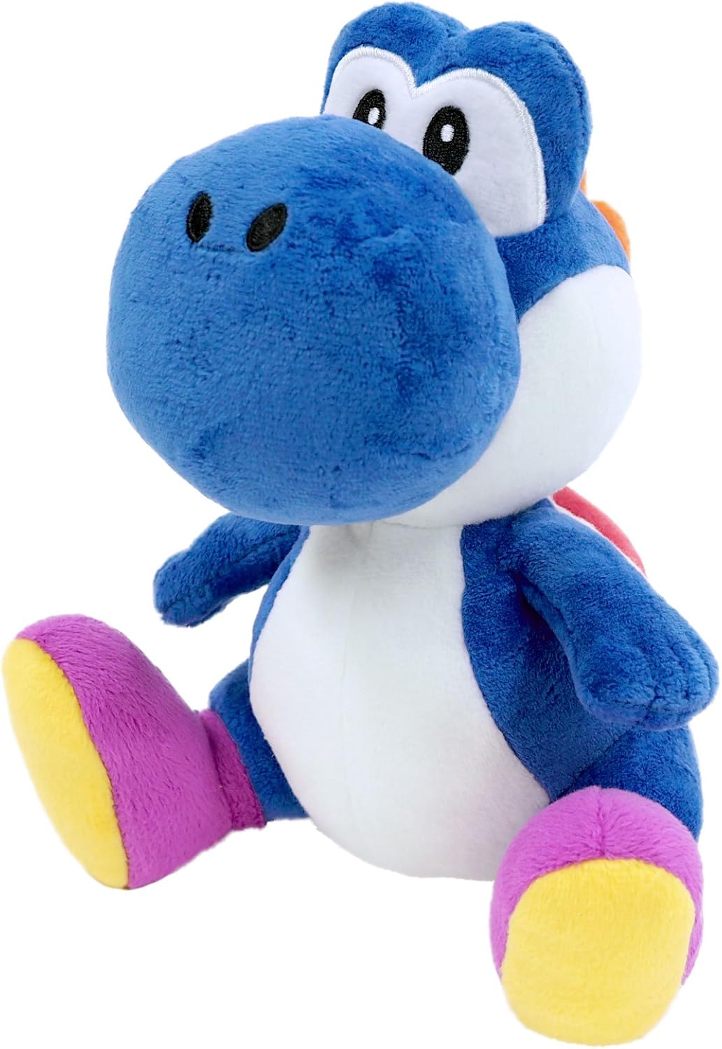 Sanei Boeki AC44 Super Mario All Star Collection Blue Yoshi Plush Toy, S, Size W 5.3 x D 6.1 x H 7.9 inches (13.5 x 15.5 x 20 cm)