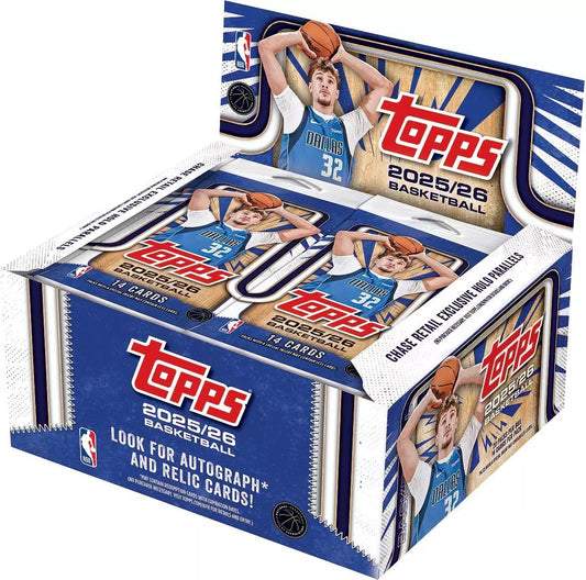 2025-26 Topps Flagship Basketball Trading Cards - 20ct Display Box