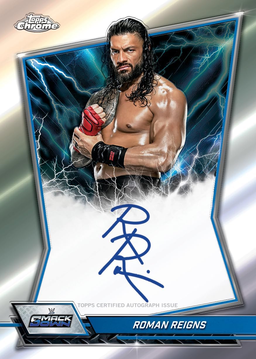 Topps Chrome WWE 2026 Trading Cards Hobby Box, 2 Chrome Autograph Cards per Box