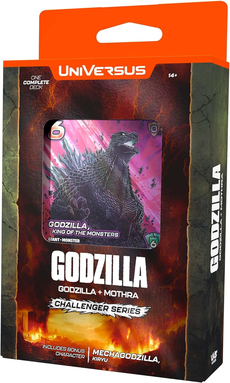 UniVersus Godzilla Challenger Series - Godzilla & Mothra Deck - 2 Character Decks, Ready to Play, Deck Building Card Game, Licensed, UVS Games