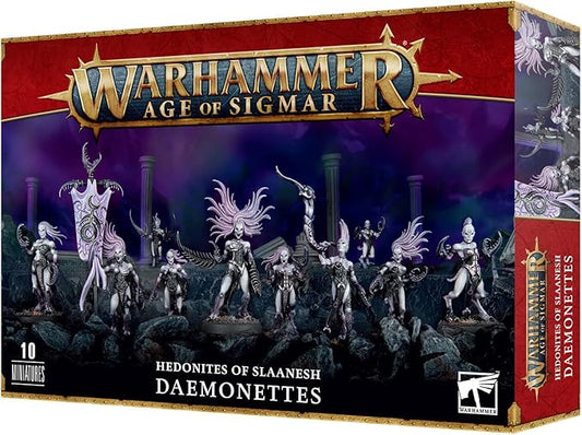 Games Workshop - Warhammer Age of Sigmar/40K - Hedonites of Slaanesh/Chaos Daemons - Daemonettes