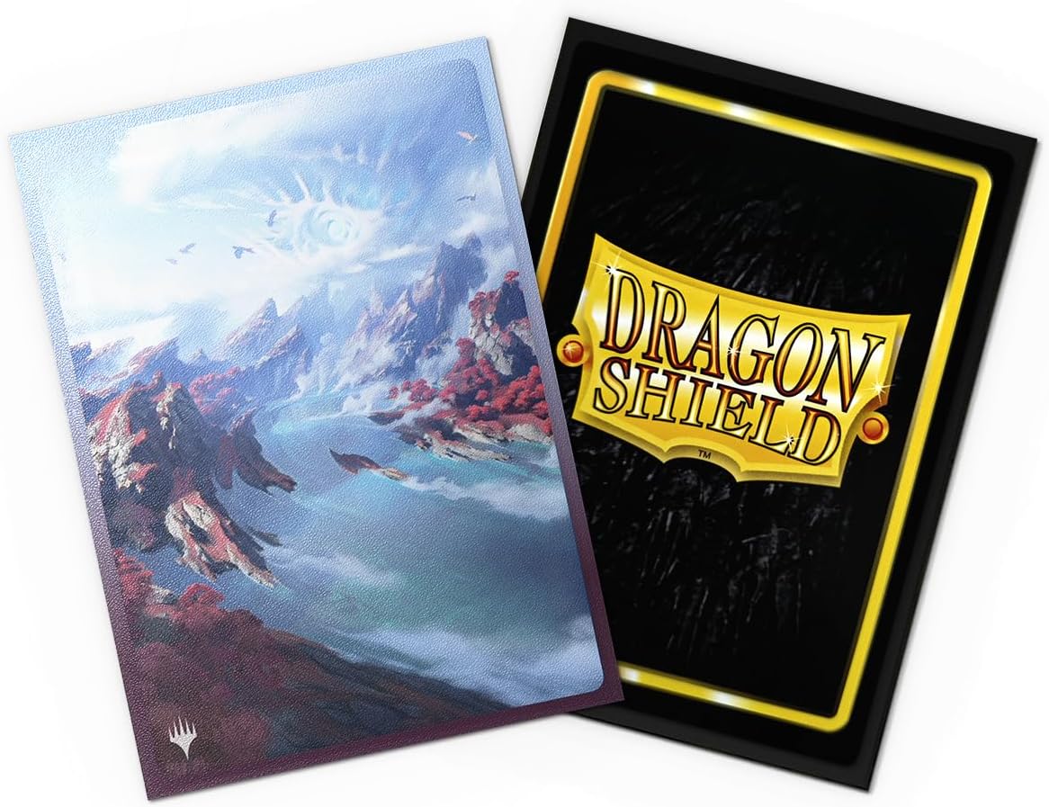 Dragon Shield | Matte Dual Art Sleeves | 100 CT - Smooth & Tough Premium TCG Sleeves | Compatible with Magic: The Gathering | Landfall Series – Scalding Tarn