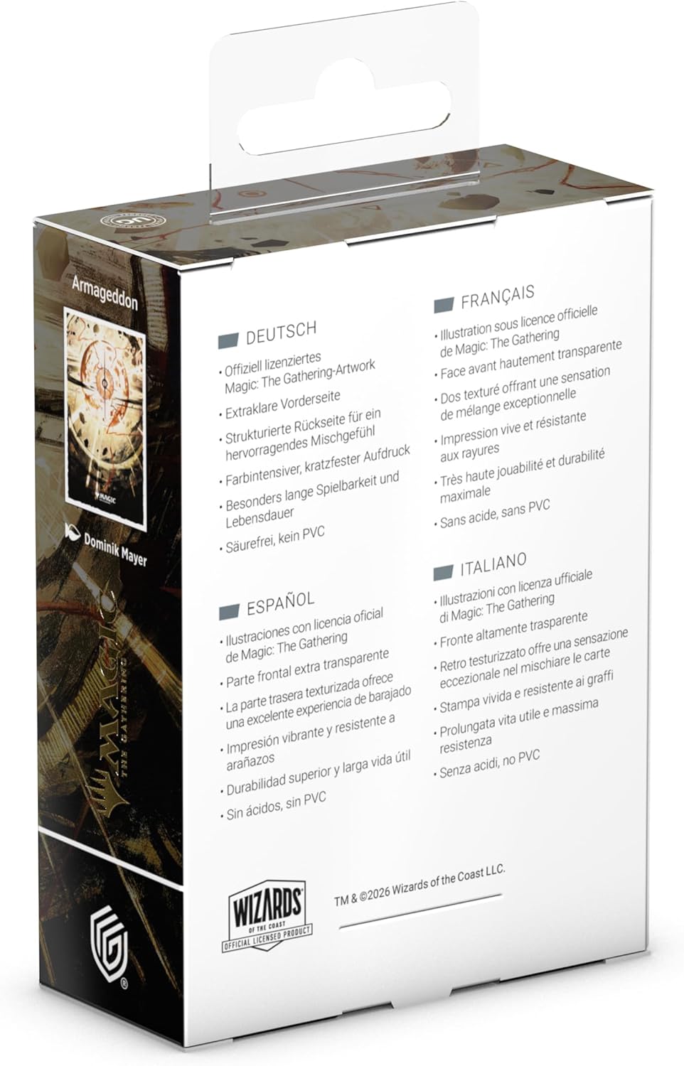 Ultimate Guard - Art Sleeves - Magic: The Gathering Universes Beyond - Secrets of Strixhaven - Armageddon