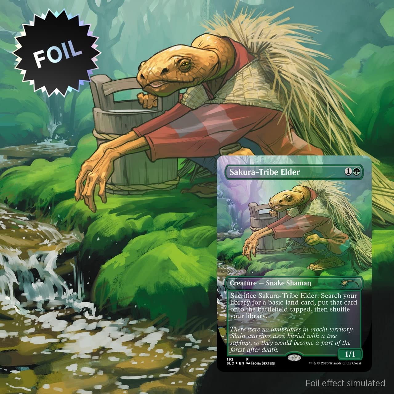 Magic TCG The Gathering Secret Lair Premium Foil: MTG All Natural Totally Refreshing Special Guest Fiona Staples