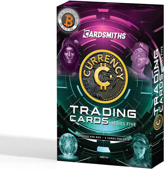 Currency Series 5 Trading Cards Collector Box | 2 Packs