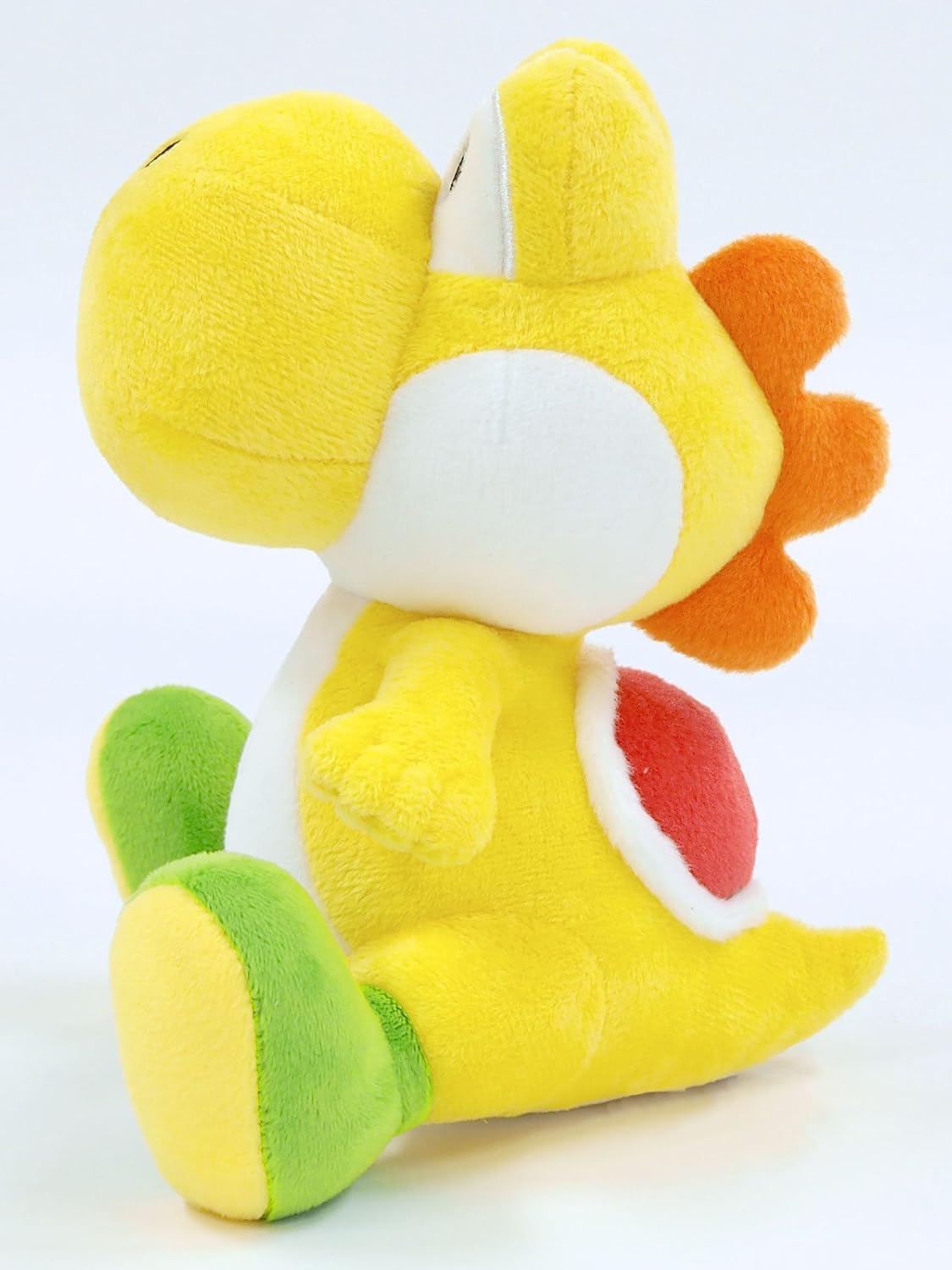 Sanei Boeki Super Mario All Star Collection Kiiro Yoshi (S), W 5.3 x D 6.1 x H 7.9 inches (13.5 x 15.5 x 20 cm), Plush Toy AC45