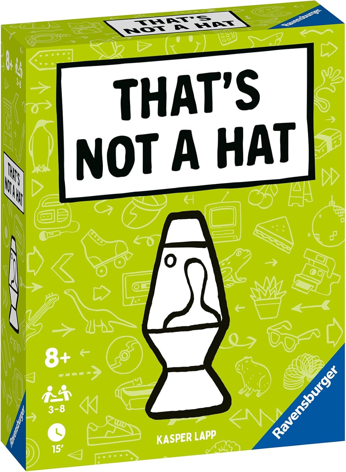 Ravensburger That’s Not A Hat - Pop Culture - Fun Bluffing & Memory Party Card Game for 3-8 Players | Fun Entertainment for Families |Travel Friendly