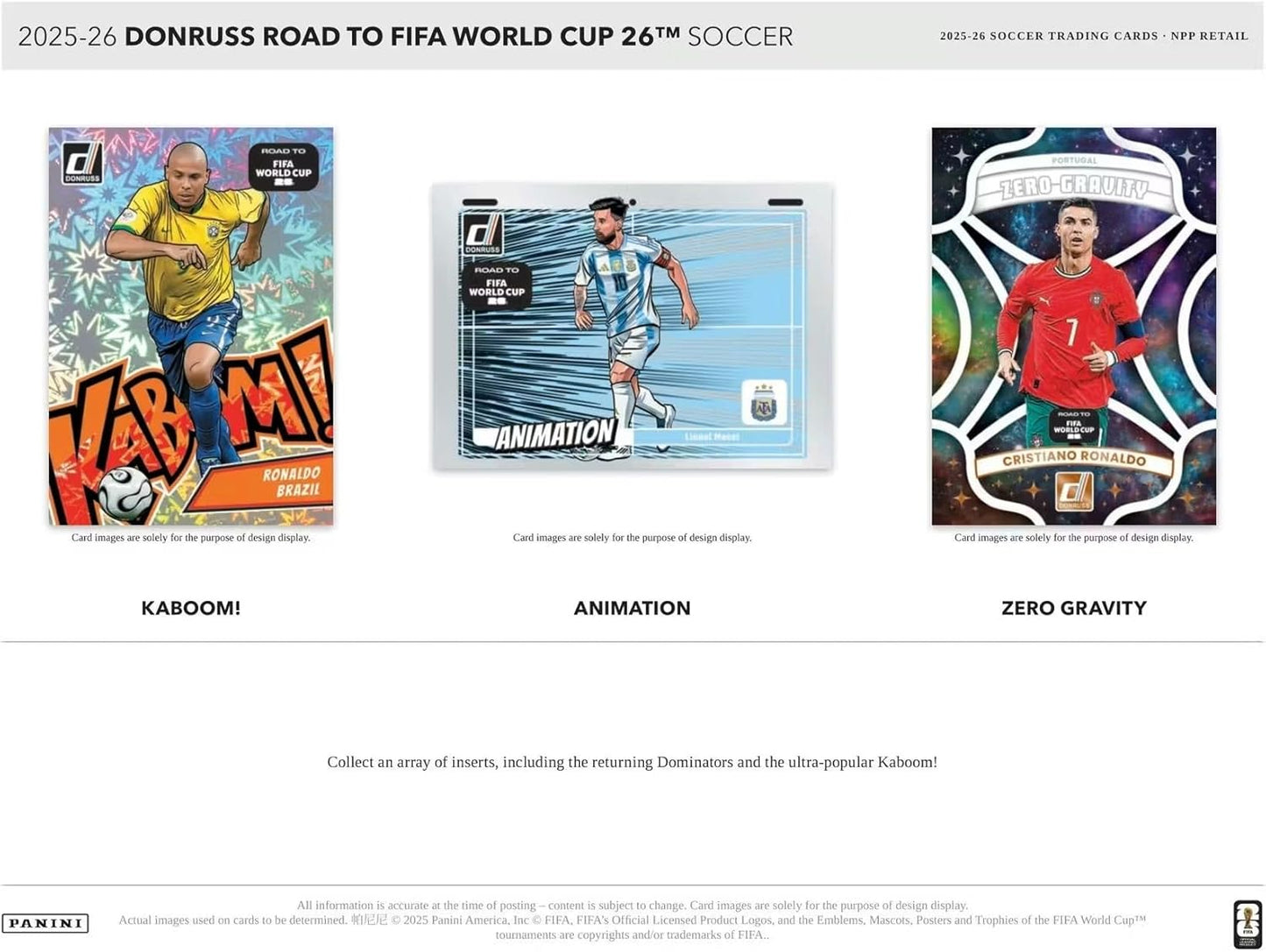 2025/26 Panini Donruss Road to FIFA World Cup Soccer Blaster Box (Blue Parallels!)