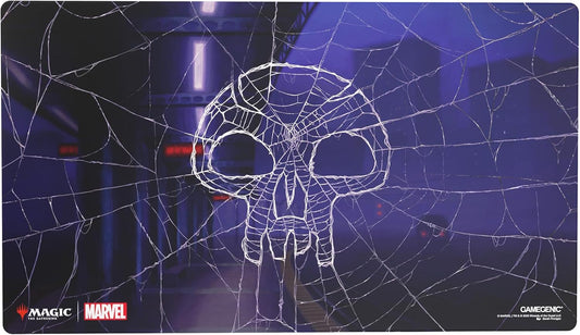 Gamegenic Magic: The Gathering Marvel's Spider-Man Swamp Shiny PLAYMAT - Premium 61x35cm Game Mat with Shiny Surface, Cushioning, Anti-Slip Back & Flat Stitching, Official MTG Accessory