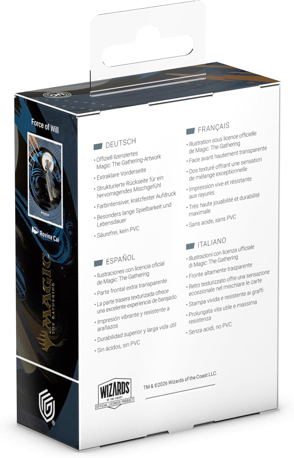 Ultimate Guard - Art Sleeves - Magic: The Gathering Universes Beyond - Secrets of Strixhaven - Force of Will
