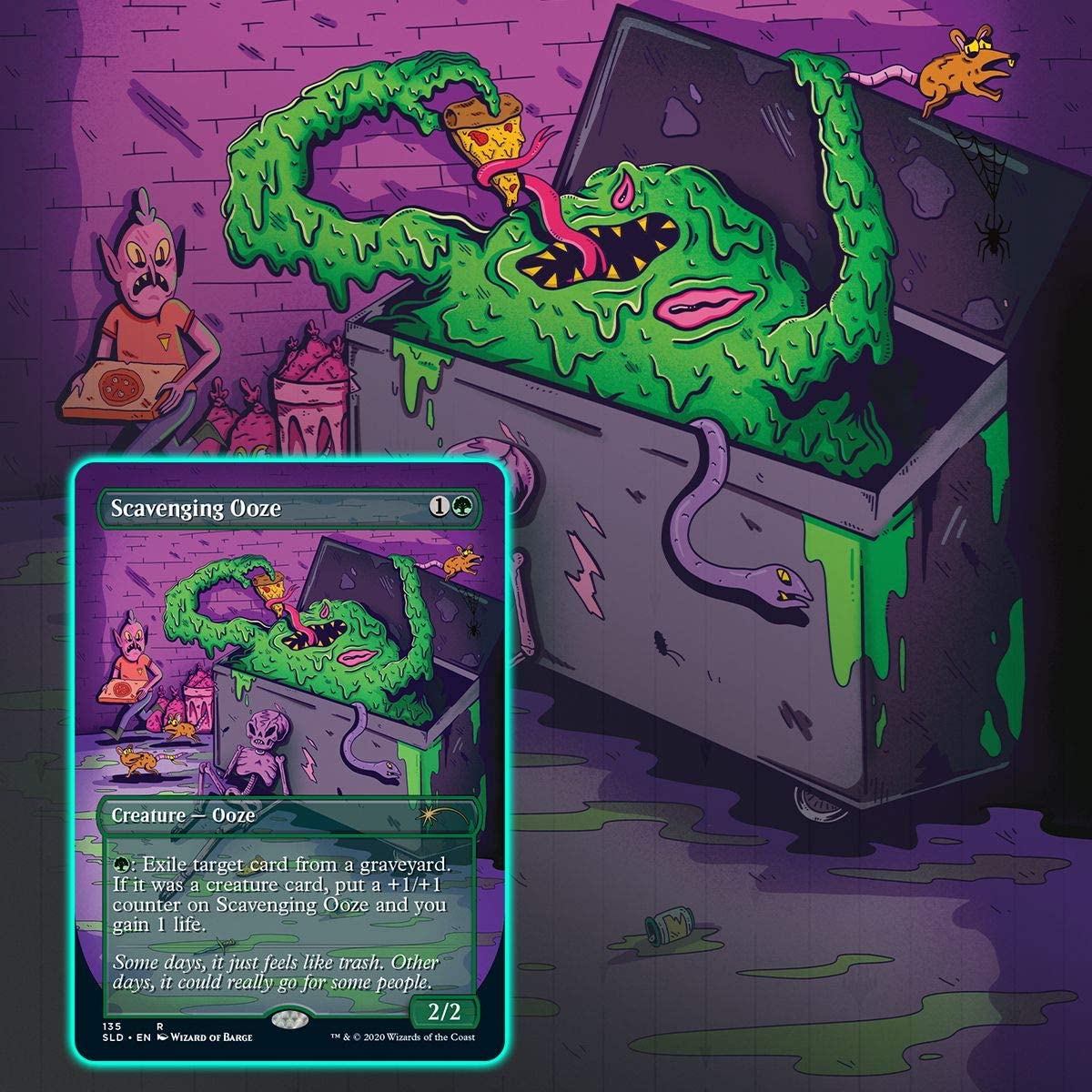 Magic: The Gathering Secret Lair - Non-Foil Edition - Prime Slime 