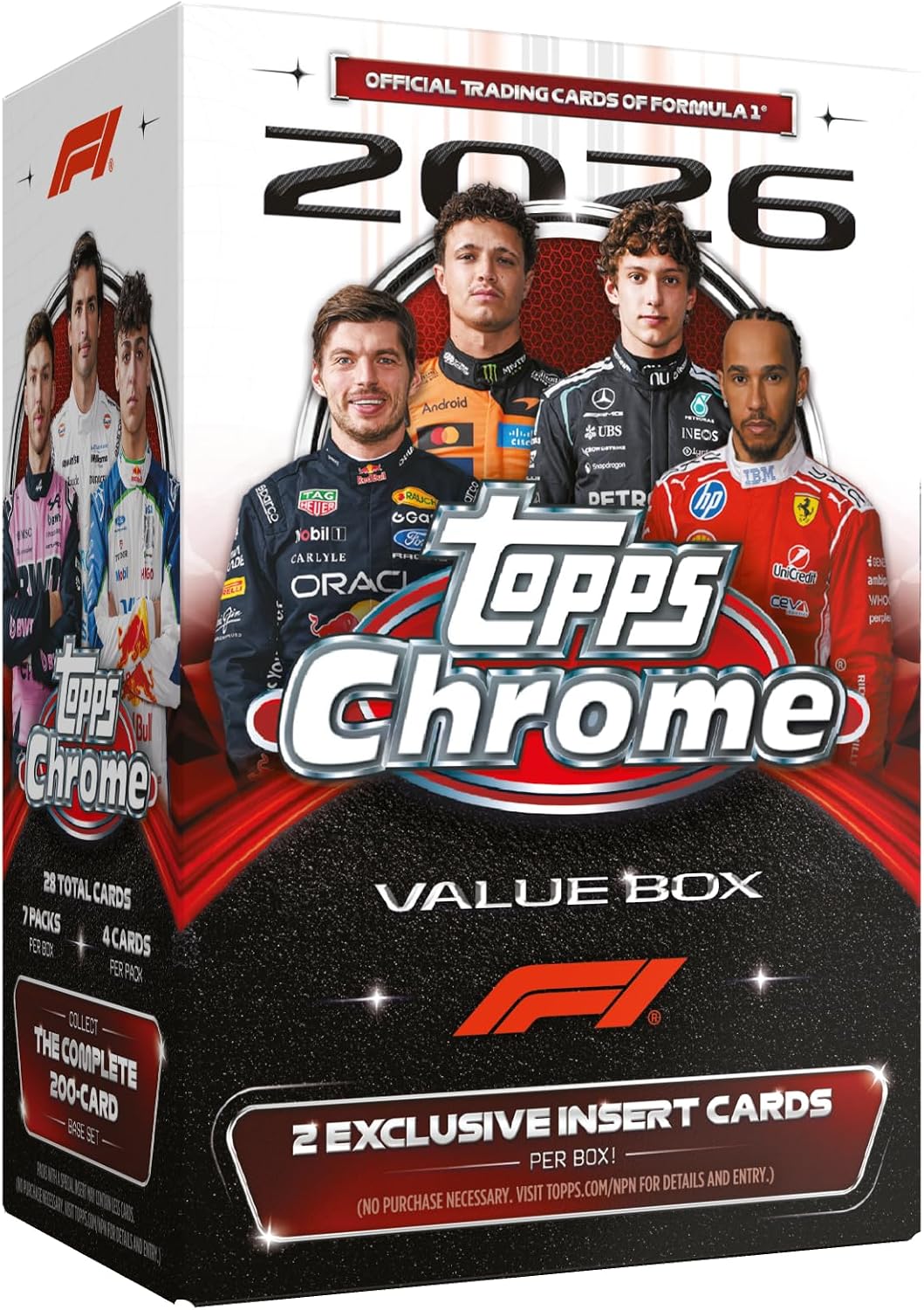2026 Topps Chrome Formula 1 - Factory Sealed - Value Box