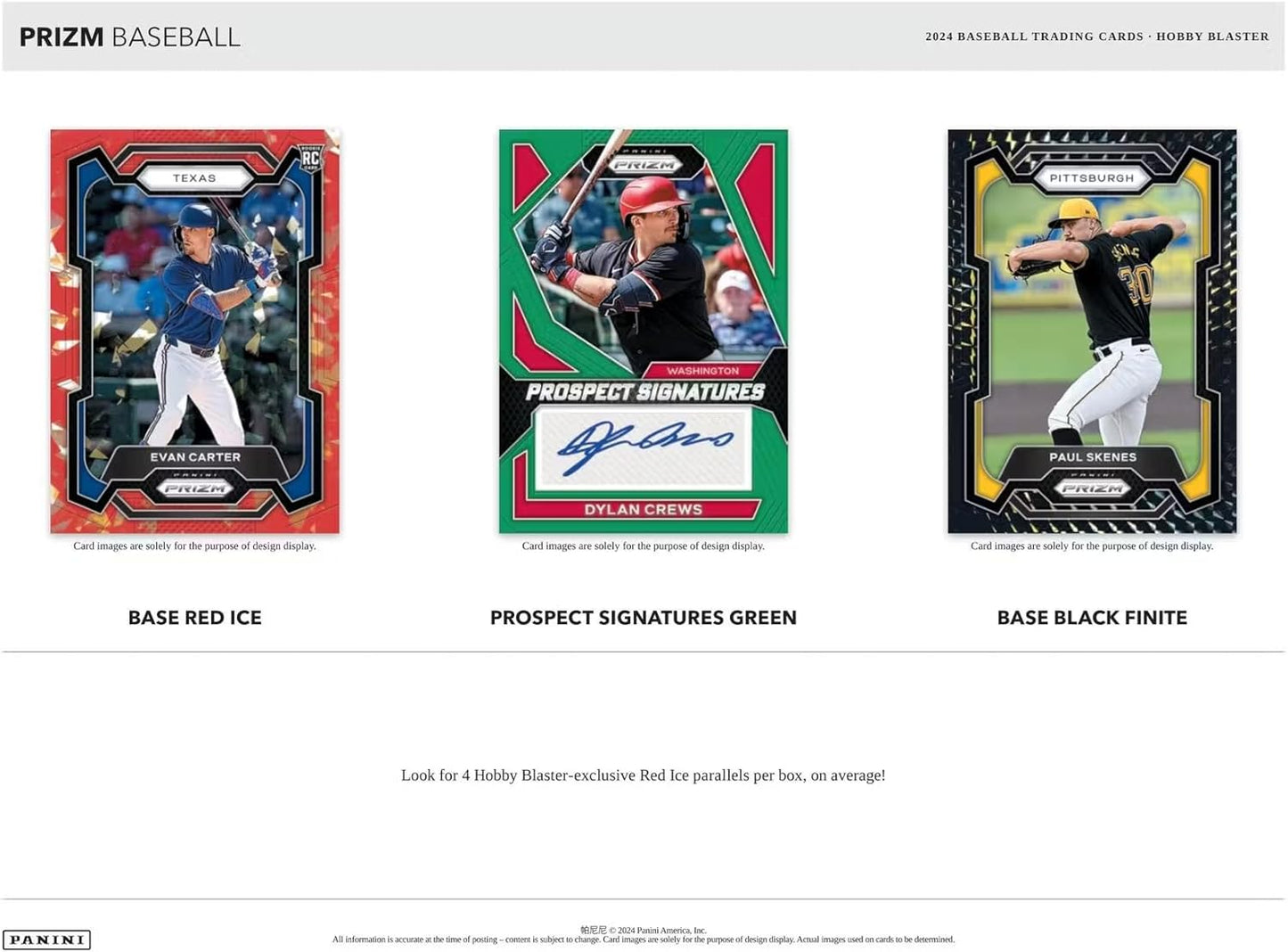 2024 Panini Prizm Baseball Hobby Blaster Box