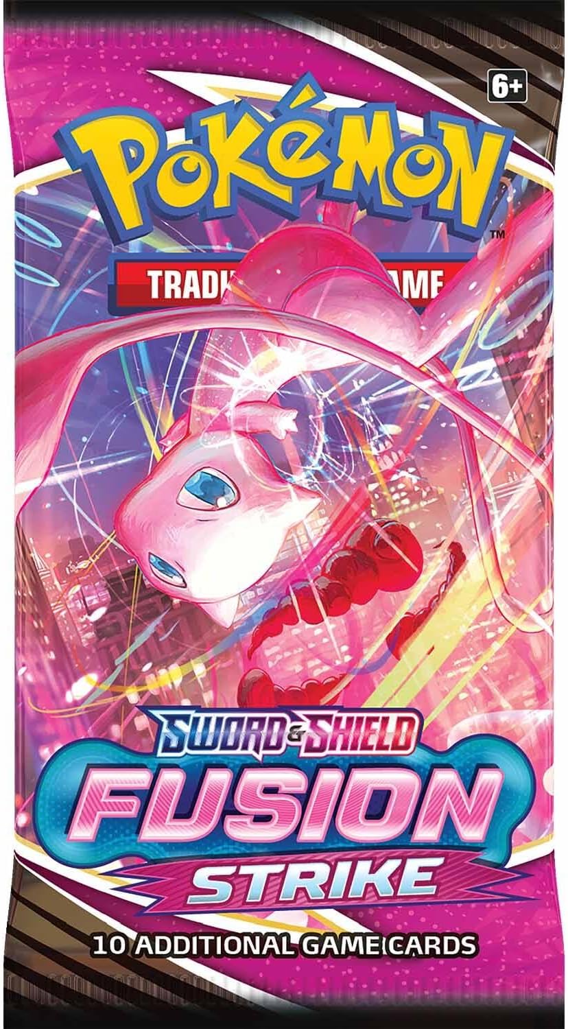 Pokemon TCG 10 Card Booster Pack Sword Shield 08 Fusion Strike
