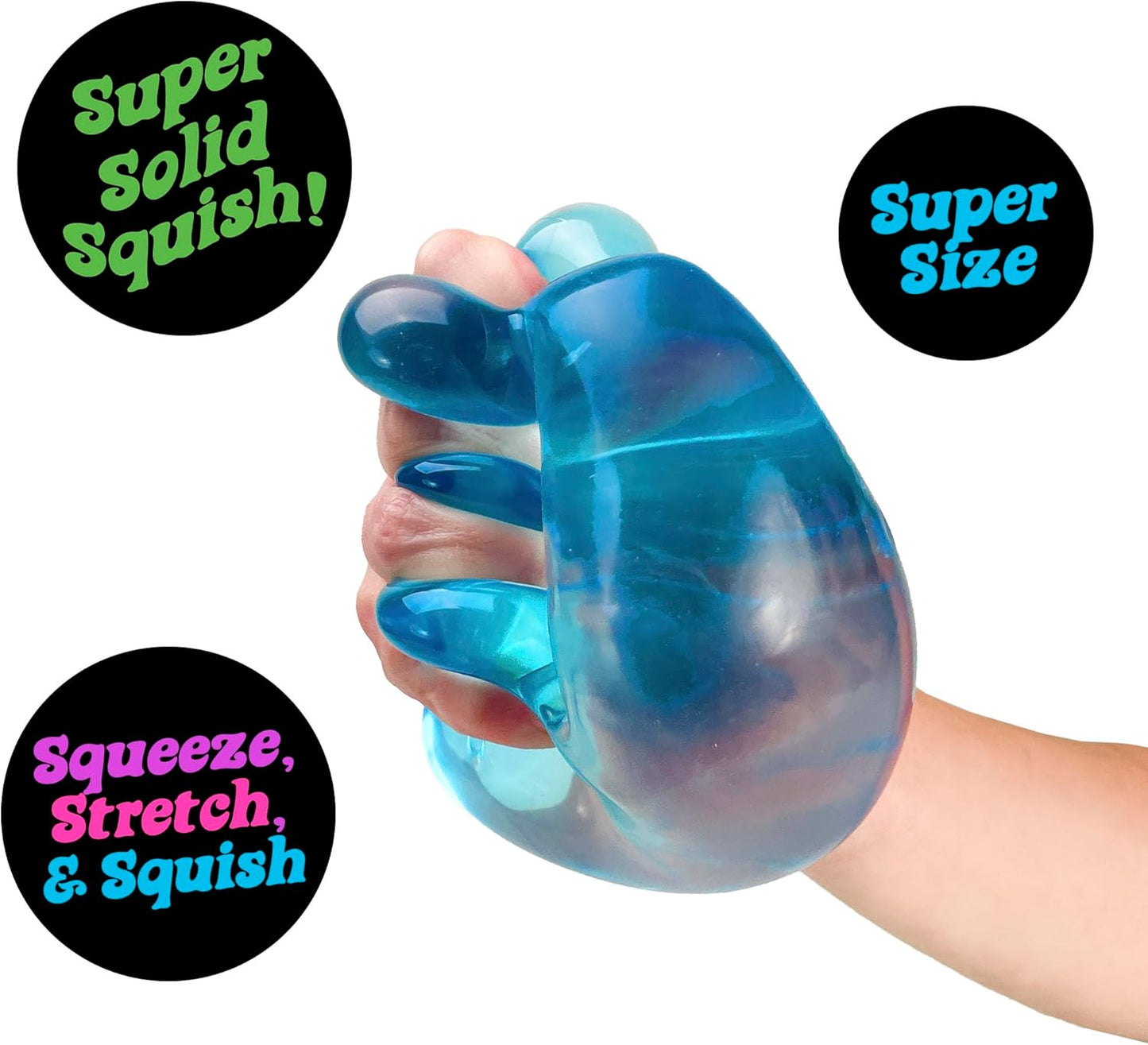Schylling NeeDoh Nice Berg - Giant NeeDoh Nice Cube - Sensory Squeeze Toy with a Super Solid Squish