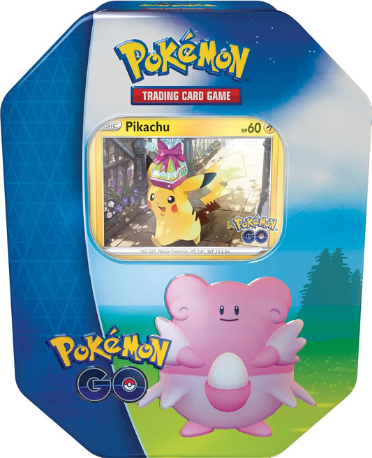 Pokemon TCG: Pokemon GO Tin - Blissey (2 Foil Cards & 4 Booster Packs)