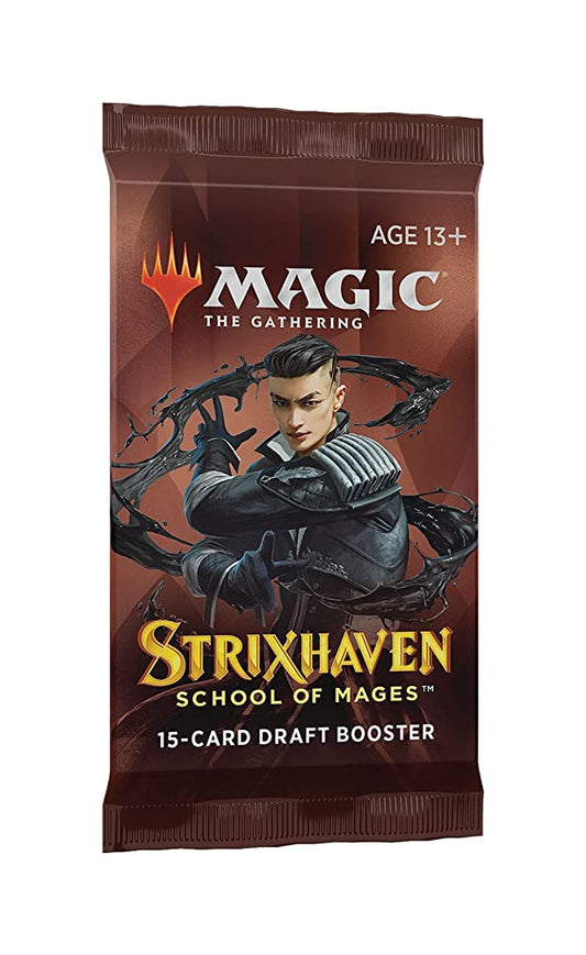 Magic: The Gathering Draft Booster Pack Lot MTG Strixhaven Individual Pack