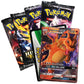 Pokemon SM11.5 Hidden Fates Gx Tin- Charizard + 1 of 3 Foil Pokemon-GX Cards + 4 Booster Pack, Multicolor