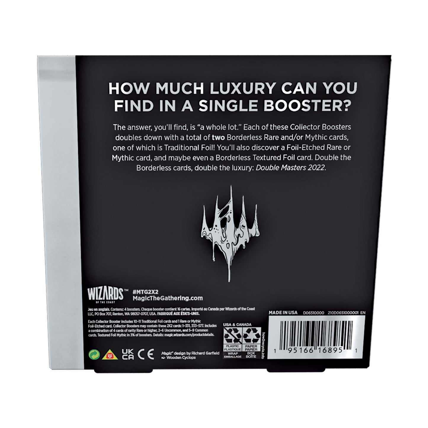 Magic: The Gathering Double Masters 2022 Collector Booster Box | 4 Count (Pack of 1) (Total 60 Magic Cards)