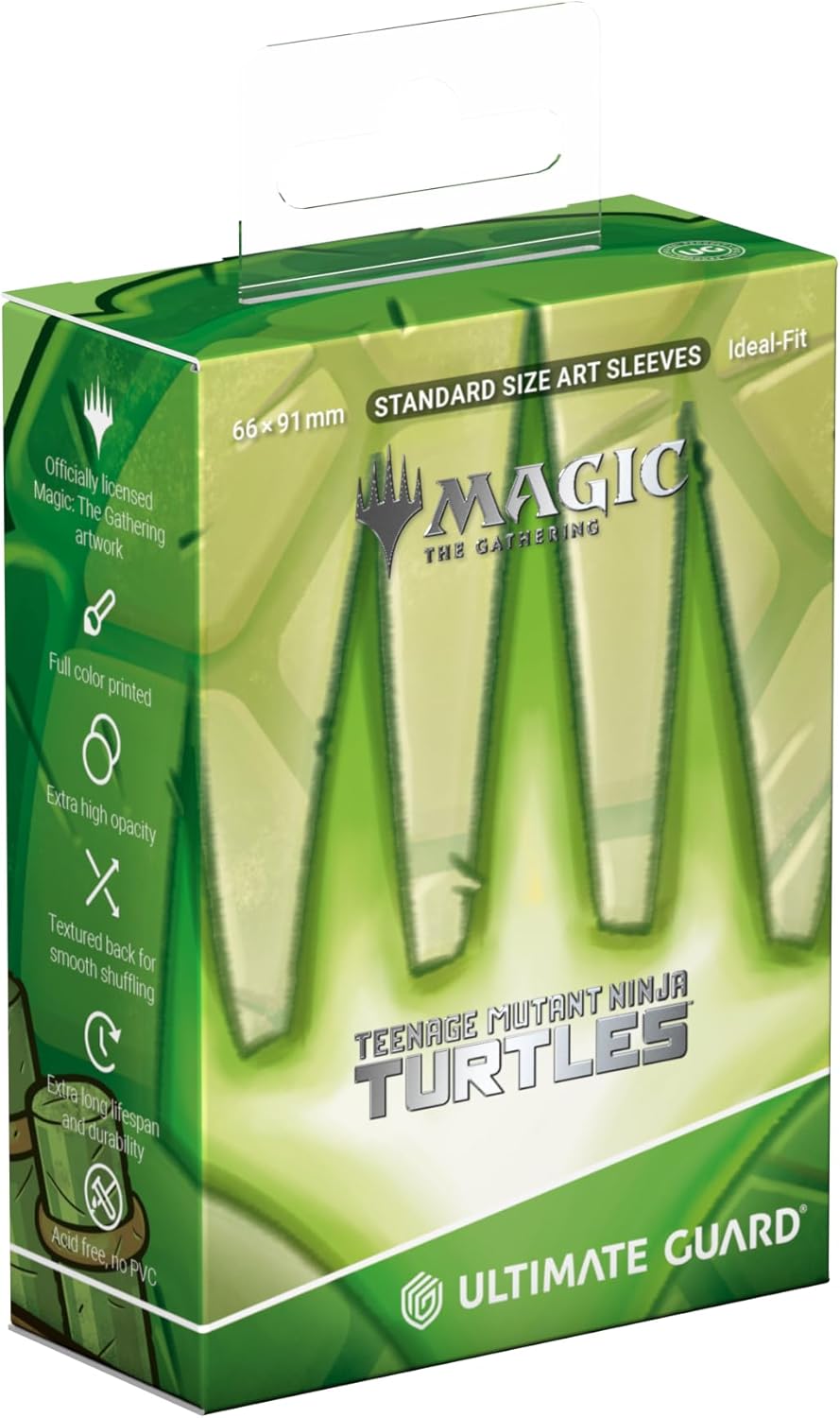 Ultimate Guard: Magic The Gathering: Teenage Mutant Ninja Turtles: Art Sleeves - Turtle Planeswalker Symbol