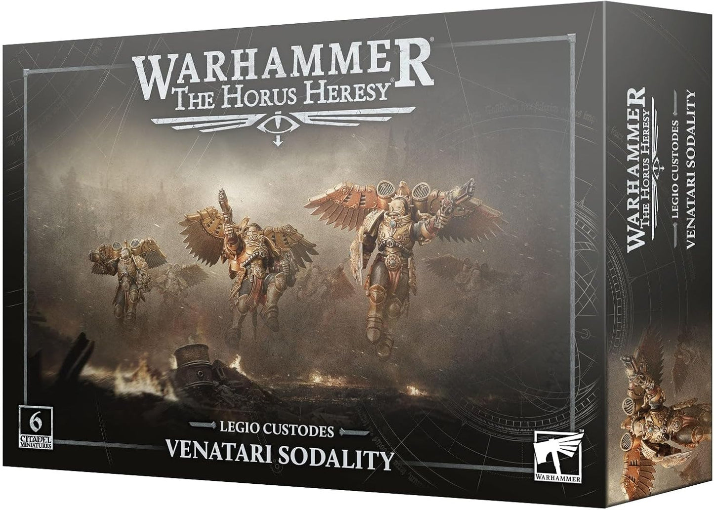 Warhammer The Horus Heresy Legio Custodes Venatari Sodality, 6 Plastic Miniatures with Jump Harnesses