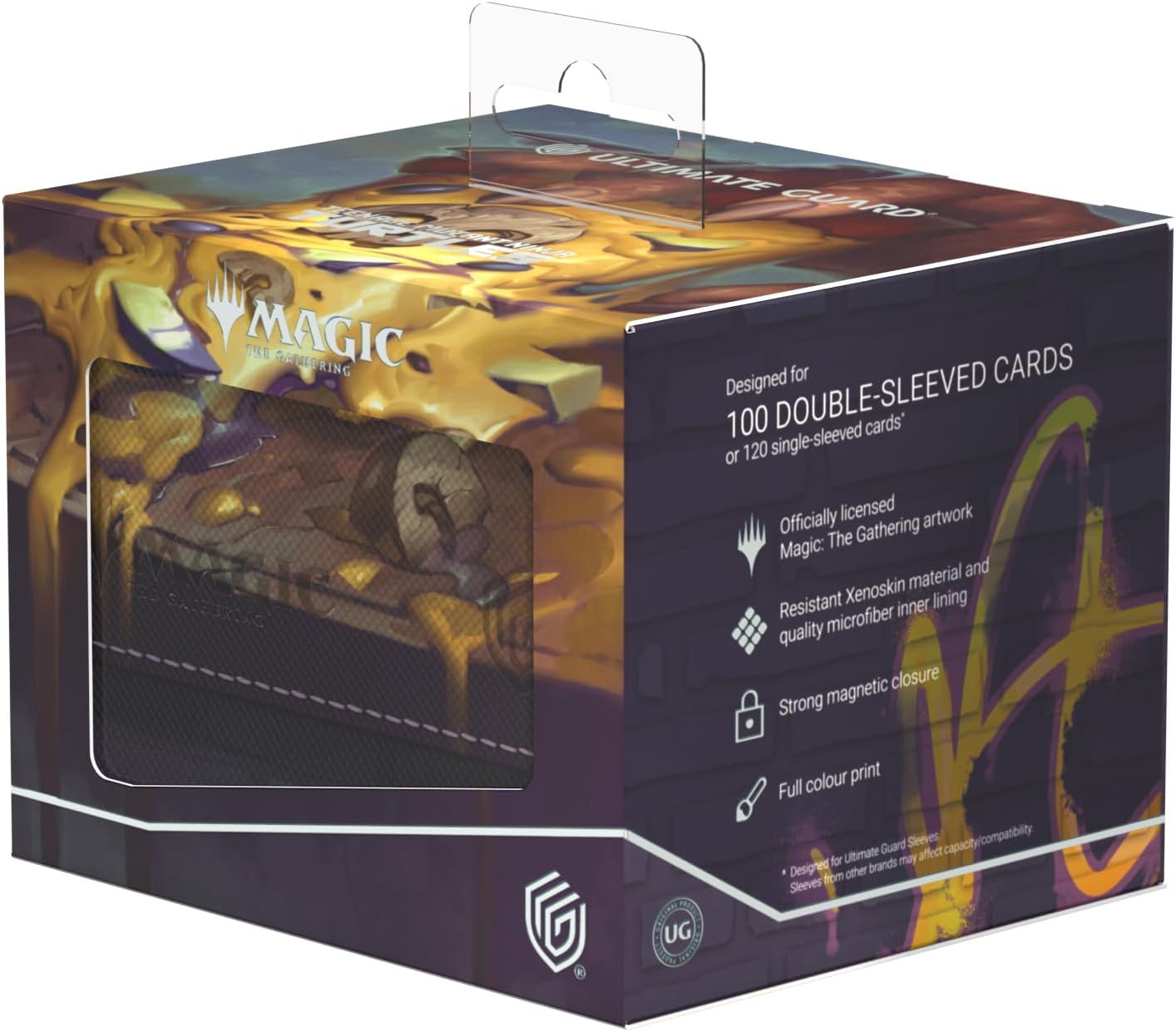 Ultimate Guard - Sidewinder 100+ Xenoskin - Magic: The Gathering Universes Beyond - Teenage Mutant Ninja Turtles - Pizza Swamp