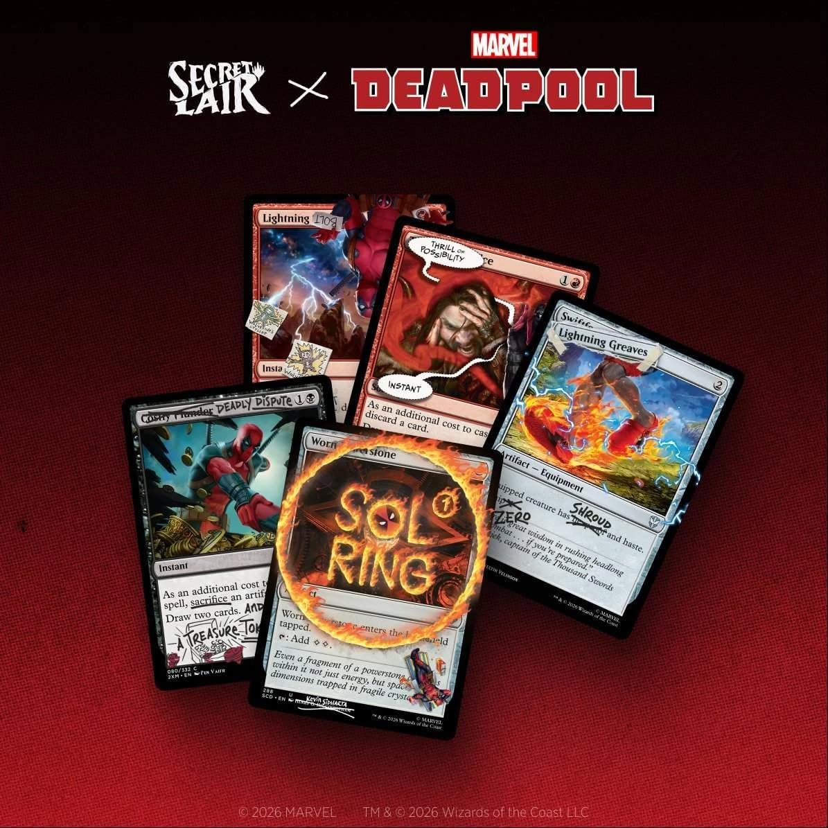 Magic: The Gathering Secret Lair x Marvel's Deadpool: I Fixed It (You're Welcome) Non-Foil Edition