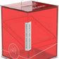Ultimate Guard Boulder 100+ Clear, Deck Case for 100 Double-Sleeved TCG Cards, Ruby, Secure & Durable Storage for Trading Card Games, Transparent