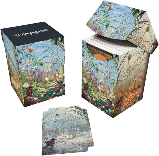 Ultra Pro - Bloomburrow 100+ Deck Box® Season Lands: Plains