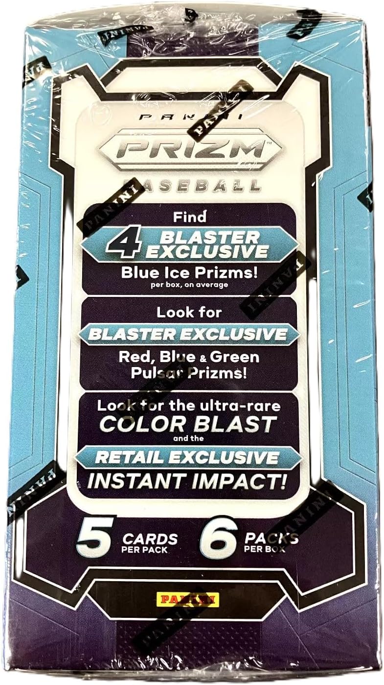 Panini 2024 Prizm Baseball 6-Pack Blaster Box (Blue Ice Prizms)