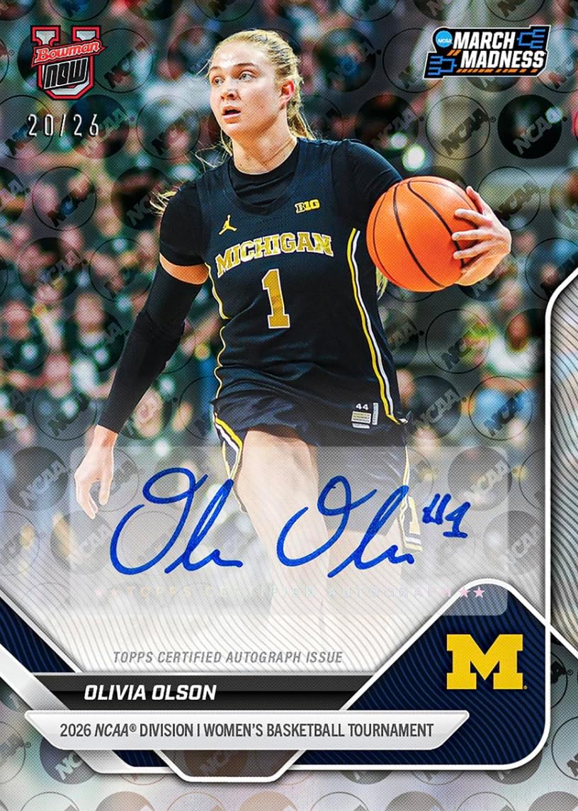 Topps 2025-26 Bowman U Now® Basketball March Madness - Hobby Box