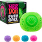 Schylling NeeDoh Fuzz Ball Flower Power - Sensory Toy with a Velvet Texture and Soft Cloud Squish - Pattern You Can See and Feel - Ages 3 and Up - Color May Vary