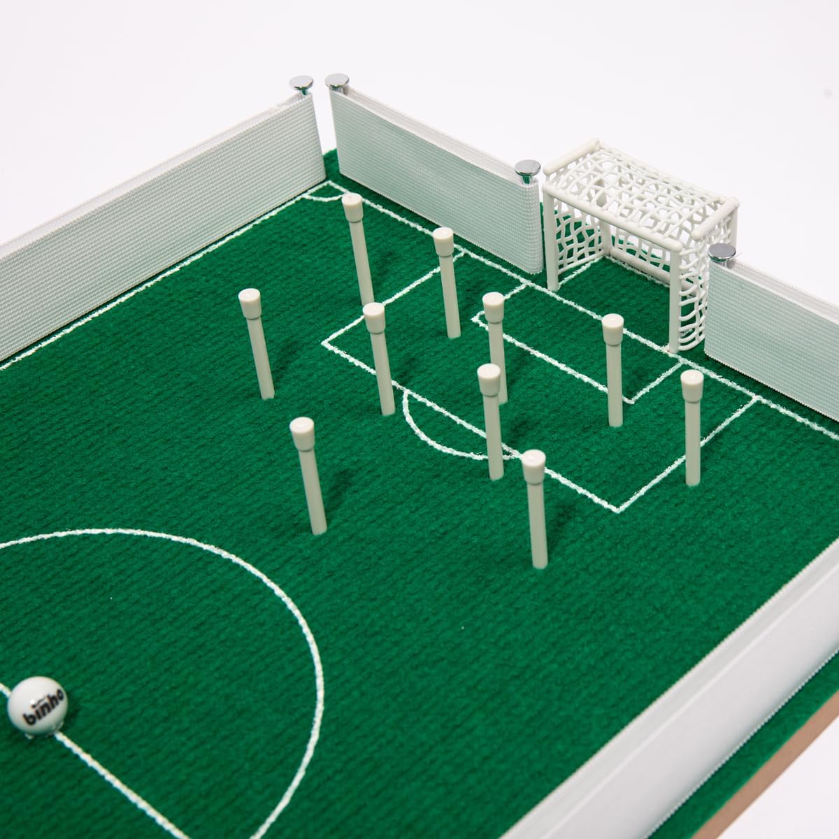Binho Board OG Board Game - 2-Player Fast-Paced Finger Flicker Pinball Family Board Games - Portable Tabletop Sports Game Set for Any Occasion