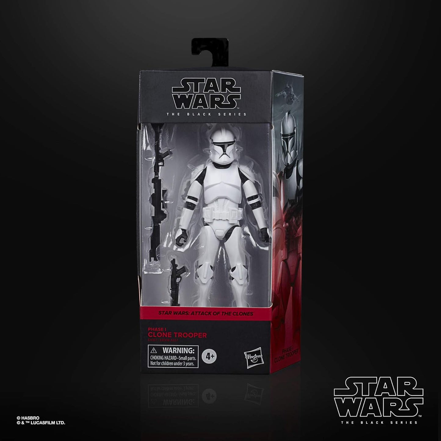 STAR WARS The Black Series Phase I Clone Trooper Toy 6-Inch Scale The Clone Wars Collectible Action Figure, Kids Ages 4 and Up,E9367