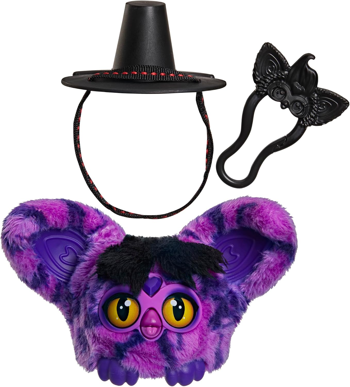 KPop Demon Hunters Furby Furblets Saja Boys Demon, Collectible 3" Mini Plush Electronic Toy
